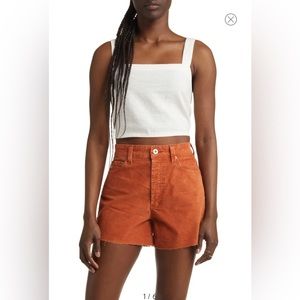 Abbie Linen Blend Crop Top